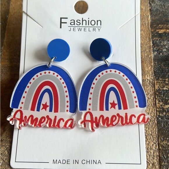 Americana Earrings  - Picture 1 of 1